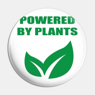 Powered By Plants Pin