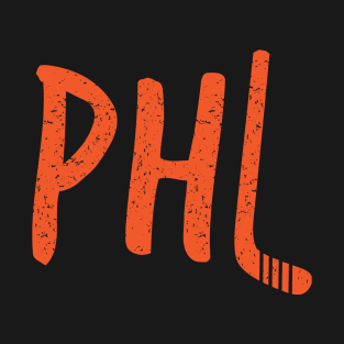 Retro Philadelphia Hockey Stick Tee Shirt T-Shirt