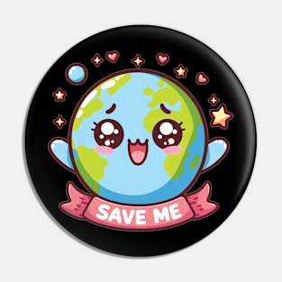 Happy Earth Pin