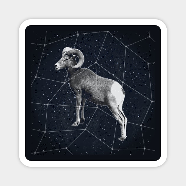 Aries Constellation Magnet by RAADesigns