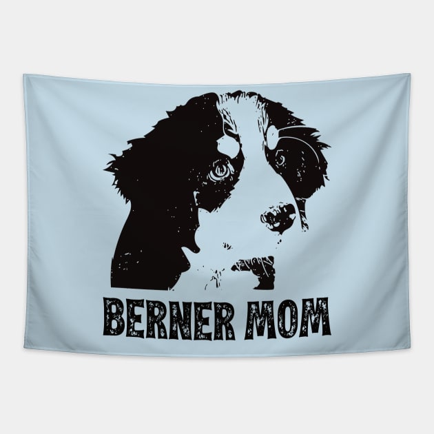 Berner Mom - Bernese Mountain Dog Mom Tapestry by DoggyStyles