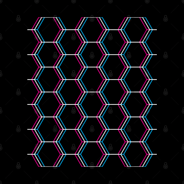 Trippy Honeycomb Pattern by inotyler