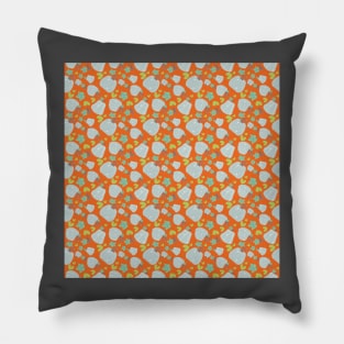 Fall Autumn pumpkins and leaves pattern Pillow