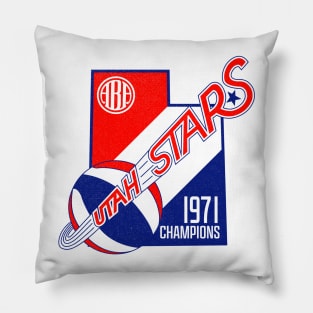 Defunct Utah Stars 1971 ABA Champs Pillow