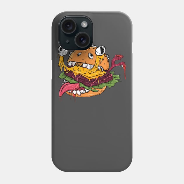 MONSTER BURG Phone Case by Unikk.clo