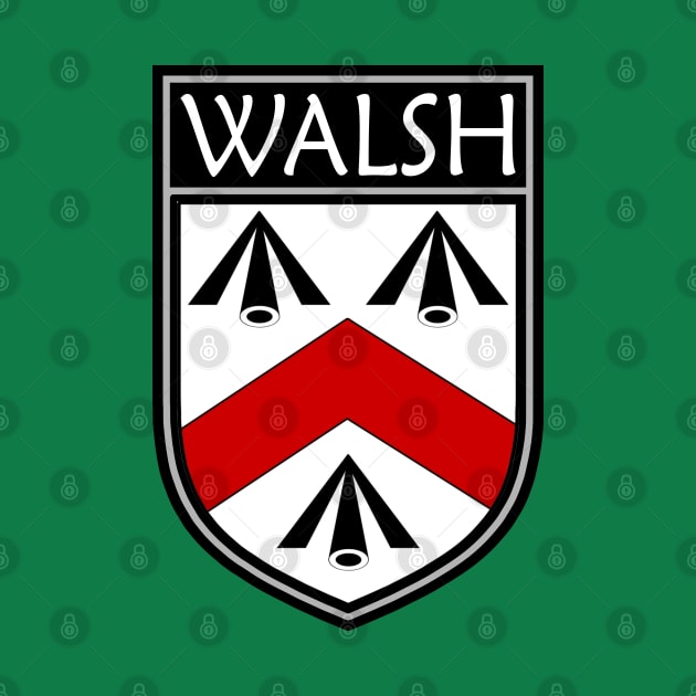 Irish Clan Crest - Walsh by Taylor'd Designs