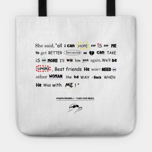 Modern Baseball Lyrics Tote