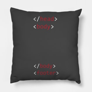 Funny programming Pillow