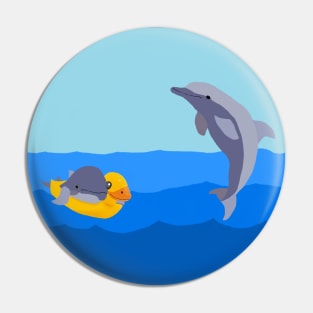 Swimming Lesson Pin