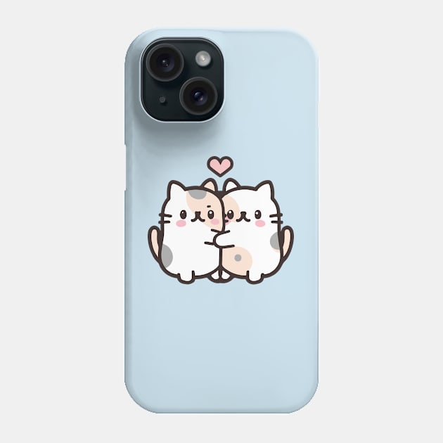 cute cat cartoon Phone Case by Kawaii Bomb