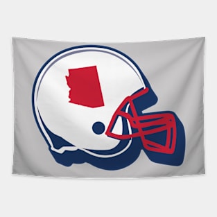 Arizona Football Helmet Tapestry