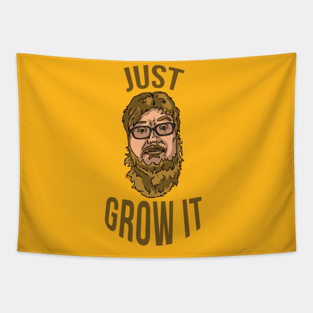 Just Grow It Tapestry by PopCycle