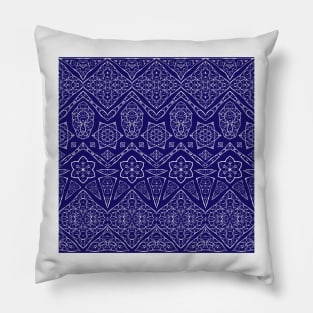 Ethnic patterns in oriental style. Pillow