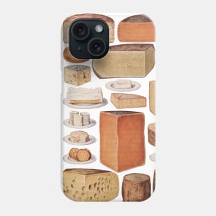 Vintage cheese cart board Phone Case