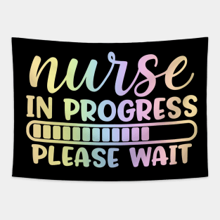 Nurse in progress please wait - funny joke/pun Tapestry