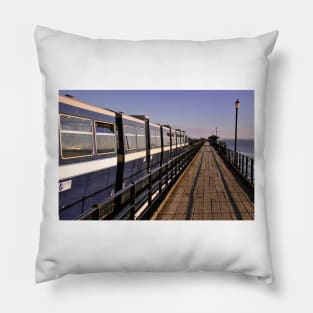 Southend on Sea Pier and Train Essex Pillow