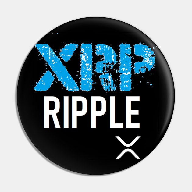 Ripple XRP (Front & Back Designs) Pin by DigitalNomadInvestor