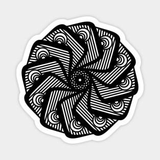 Line Art Design Magnet