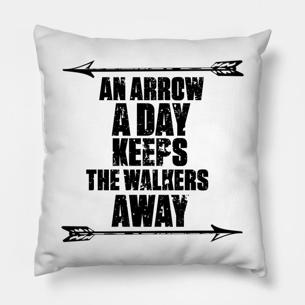 An Arrow A Day Pillow by geeklyshirts