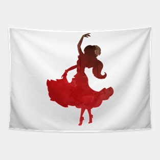 Princess Inspired Silhouette Tapestry