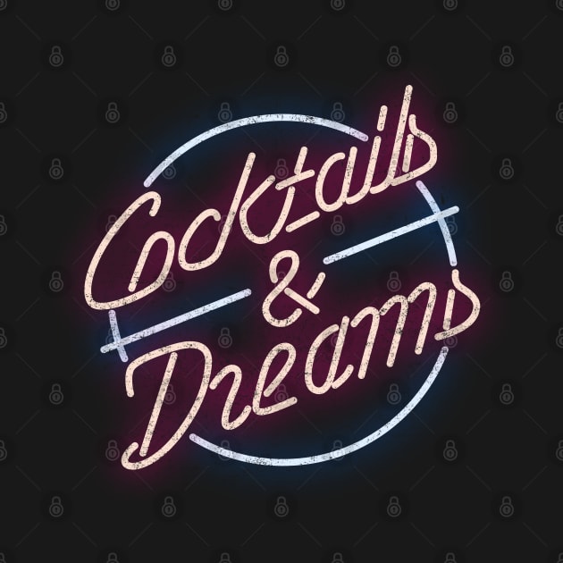 Cocktails & Dreams - vintage logo by BodinStreet