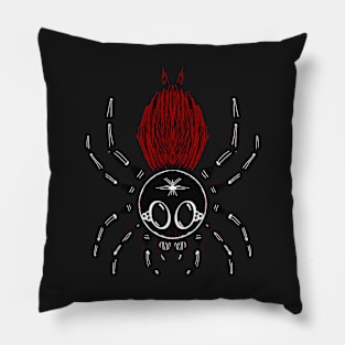 Tarantula Cartoon (Acanthoscurria geniculata) Pillow