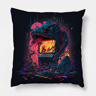 Arcade Horror Pillow