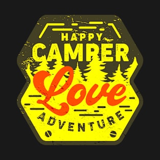 Happy camper love adventure T-Shirt