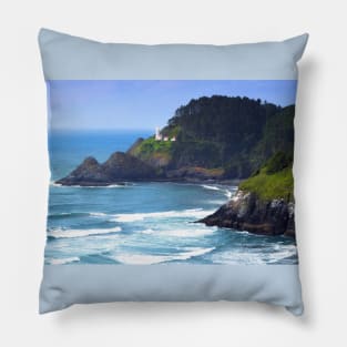 Heceta Head Lighthouse, Oregon Coast Pillow