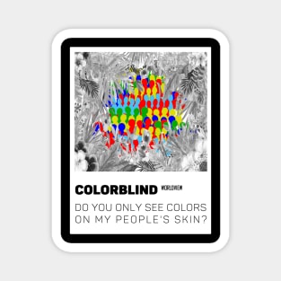 DO YOU ONLY SEE SKIN COLORS? Magnet