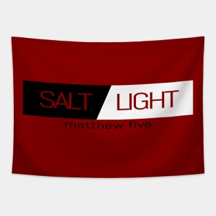 Salt and Light - Matthew 5 - Christian Design Tapestry