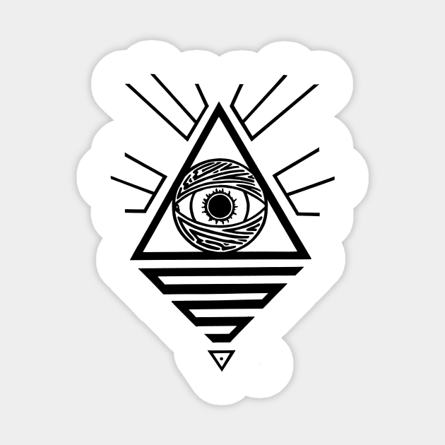 All seeing eye. - All Seeing Eye - Sticker