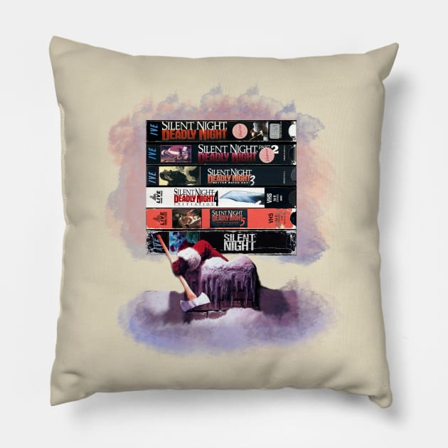Silent Night Deadly Night Collection Pillow by Exploitation-Vocation