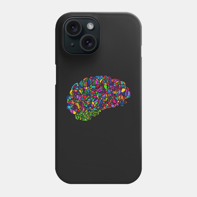 Chaos Brain Phone Case by Laurabund