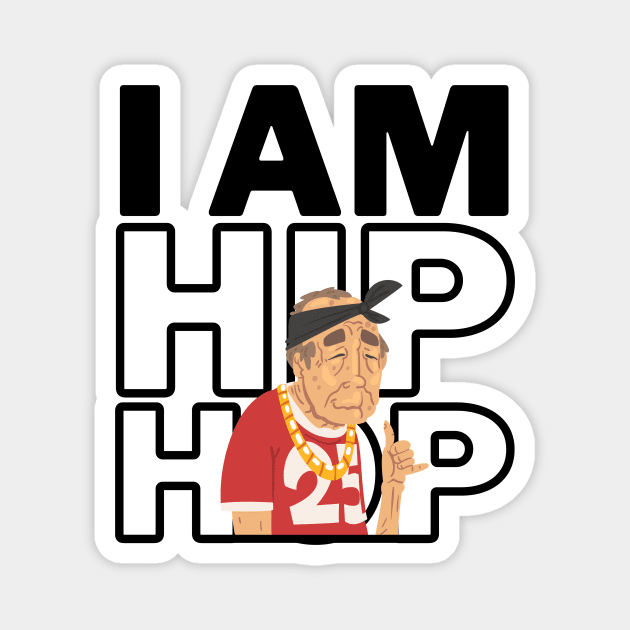 I Love Hip Hop Magnet by François Belchior