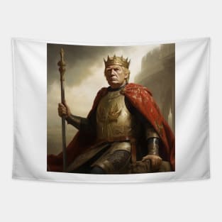 Trump as King - Tshirt Design Tapestry