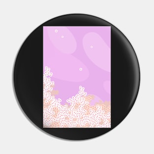 Purple flowers abstract Pin