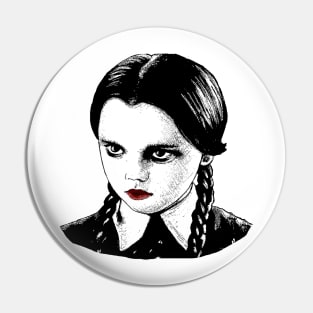 Wednesday Addams Pin