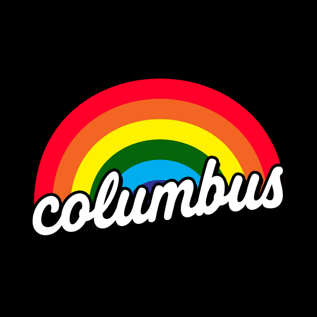 Columbus Pride Rainbow Flag by McNutt