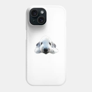 Bedlington Terrier Head Art Phone Case