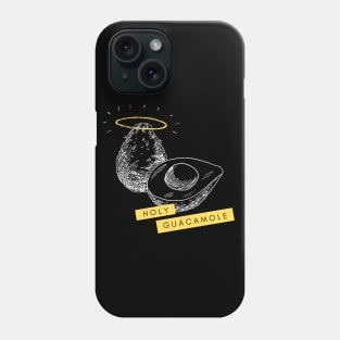 Holy Guacamole Fun Graphic Avocado Lover Gift Phone Case