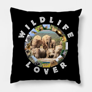 Wildlife Lover Elephant Splash Pillow