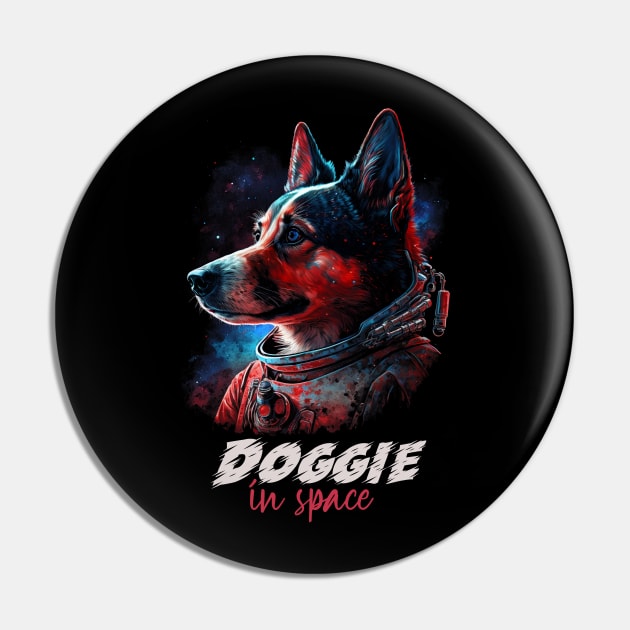 Laika Dog Pin by ArtRoute02