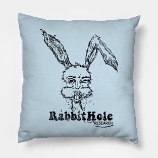 Rabbit Hole Research Pillow