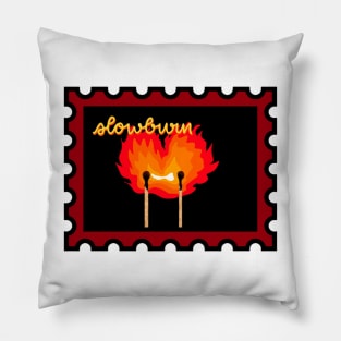 Slowburn Postage Stamp Pillow