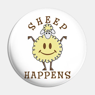 Sheep Happens Pin