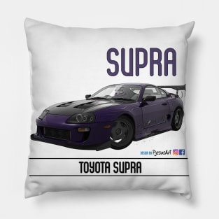 Supra Time Attack Purple Carbon Pillow