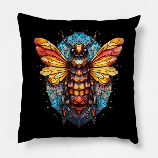 Bee Rainbow Pillow