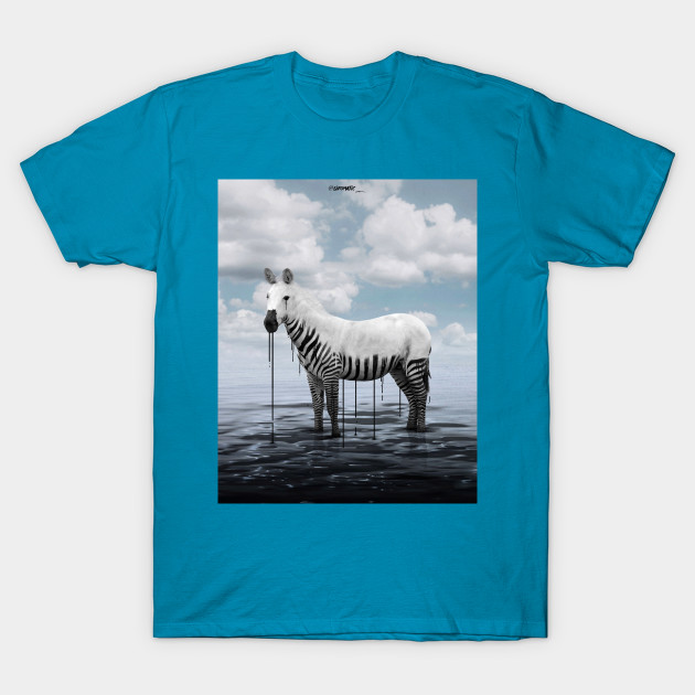 Melting zebra - Zebra - T-Shirt