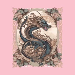 Pink Vintage Dragon T-Shirt
